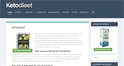 Desktop Screenshot of ketodieet.com